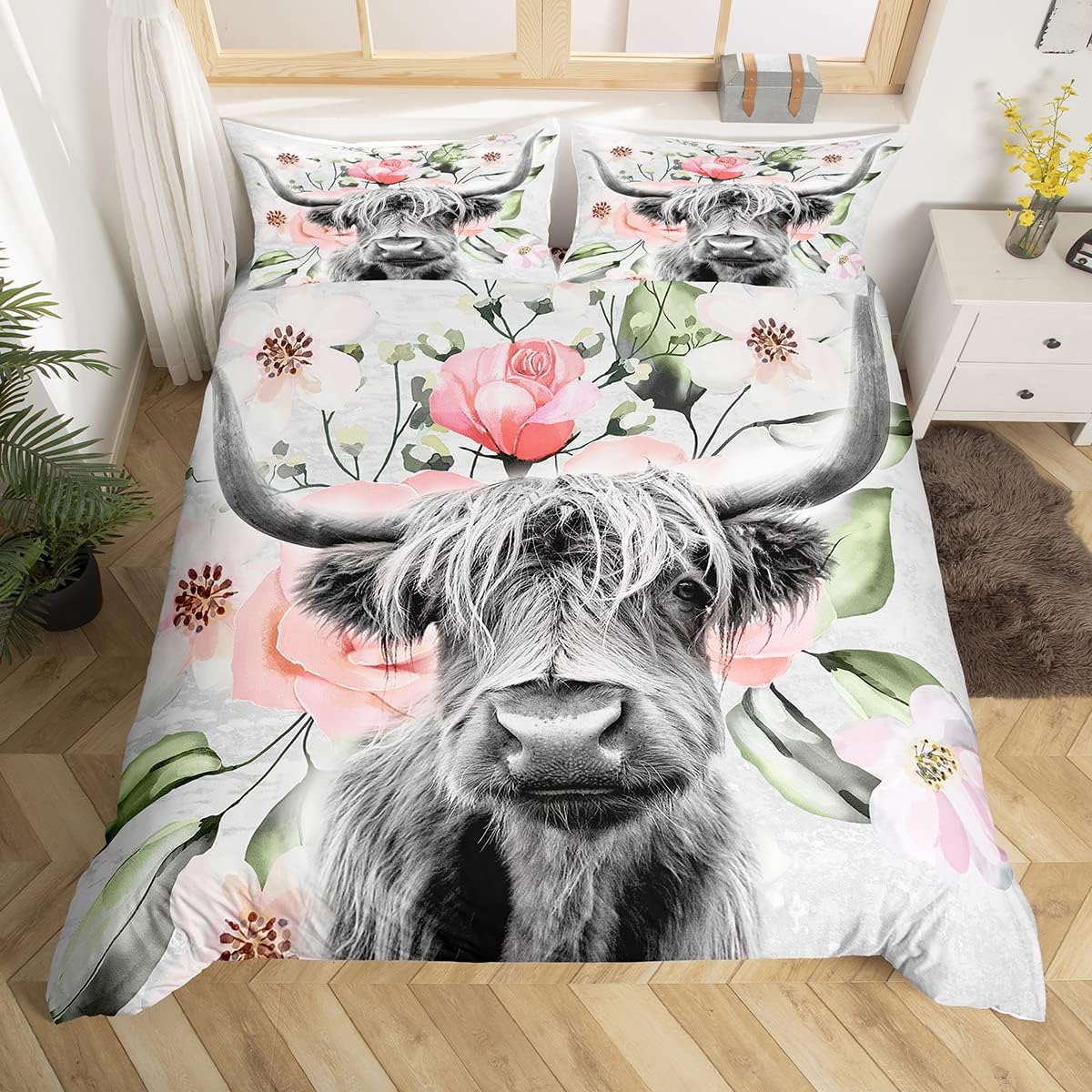 Black White Twin Size Kids Soccer Comforter Cover Bedding Set G126609