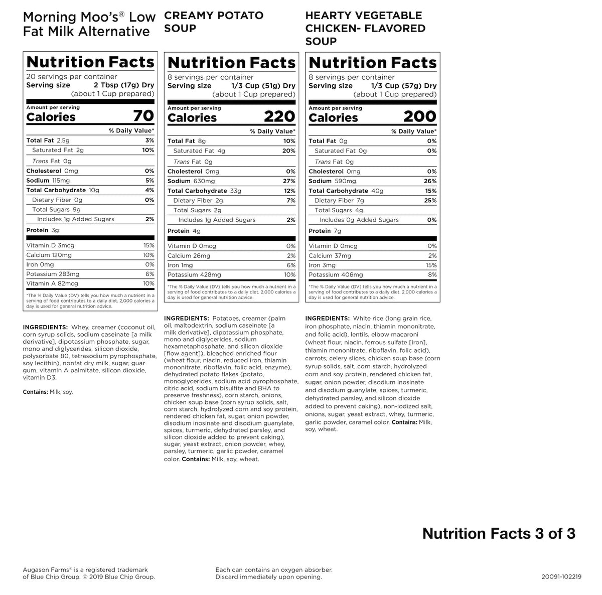 30-Day Emergency Food Supply T759