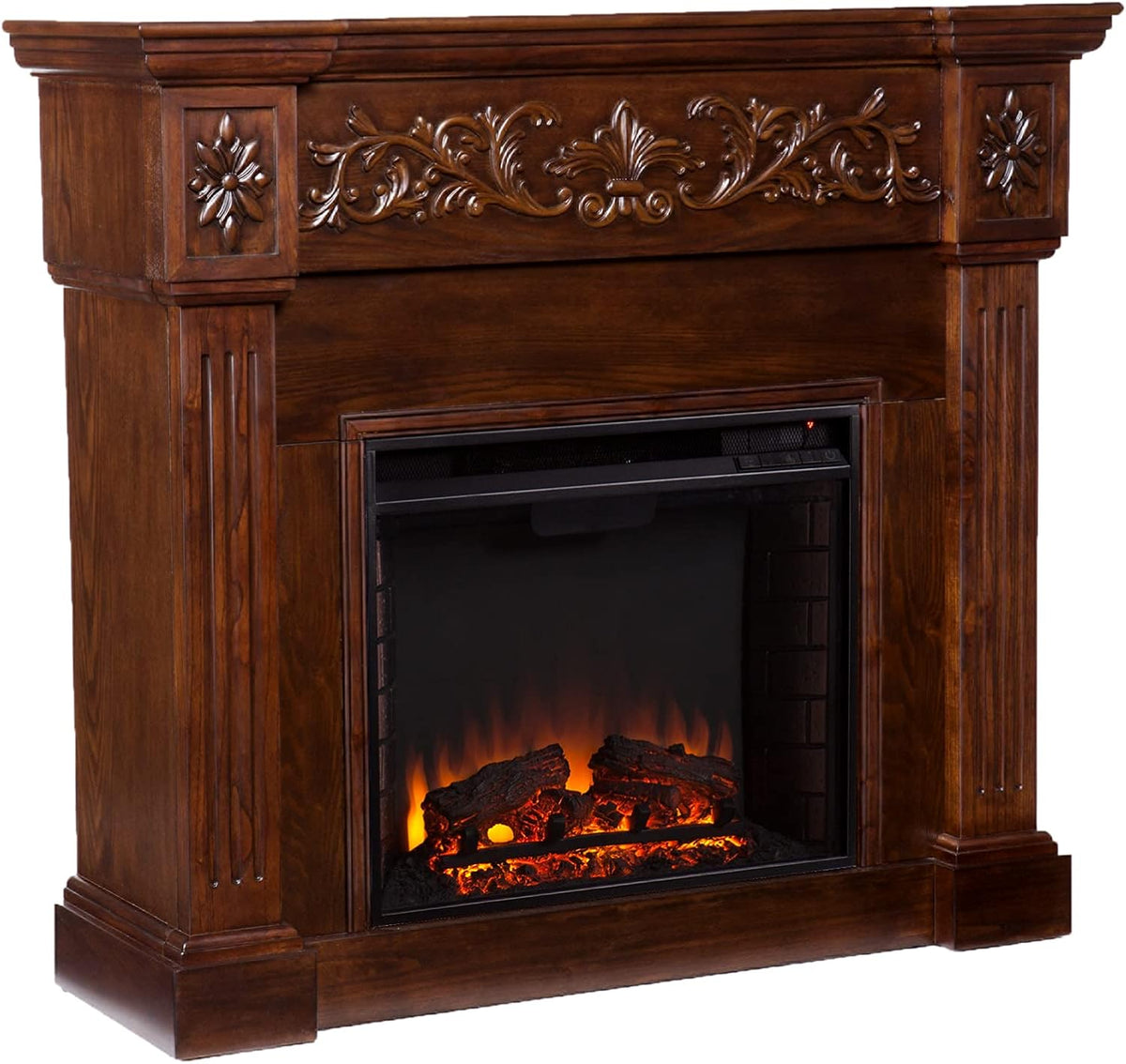 Ivory Electric Fireplace H159916