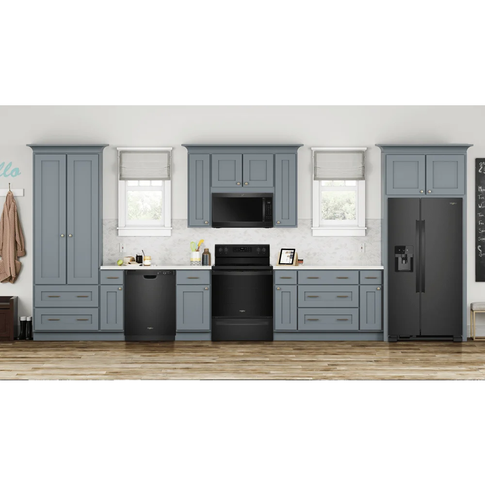 25 cu ft. Side-by-Side Refrigerator in Black X472