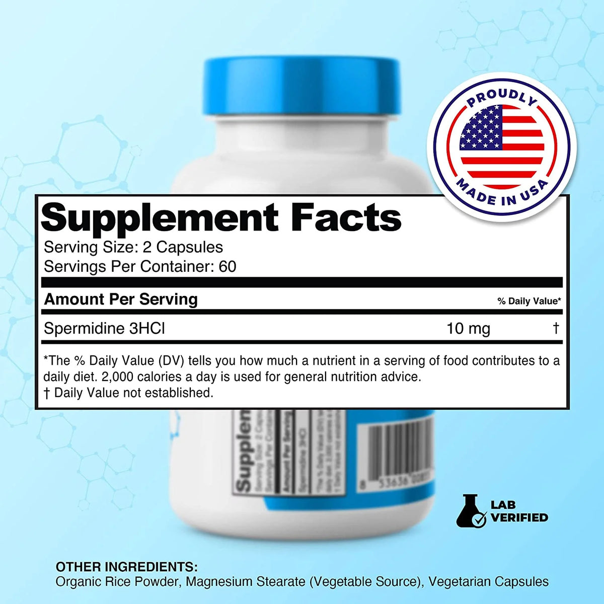 Spermidine Capsules, 99% Concentration I211