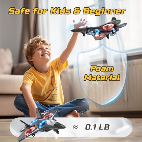 Remote Control Foam Drone RC Airplane with 2 Batteries F955390