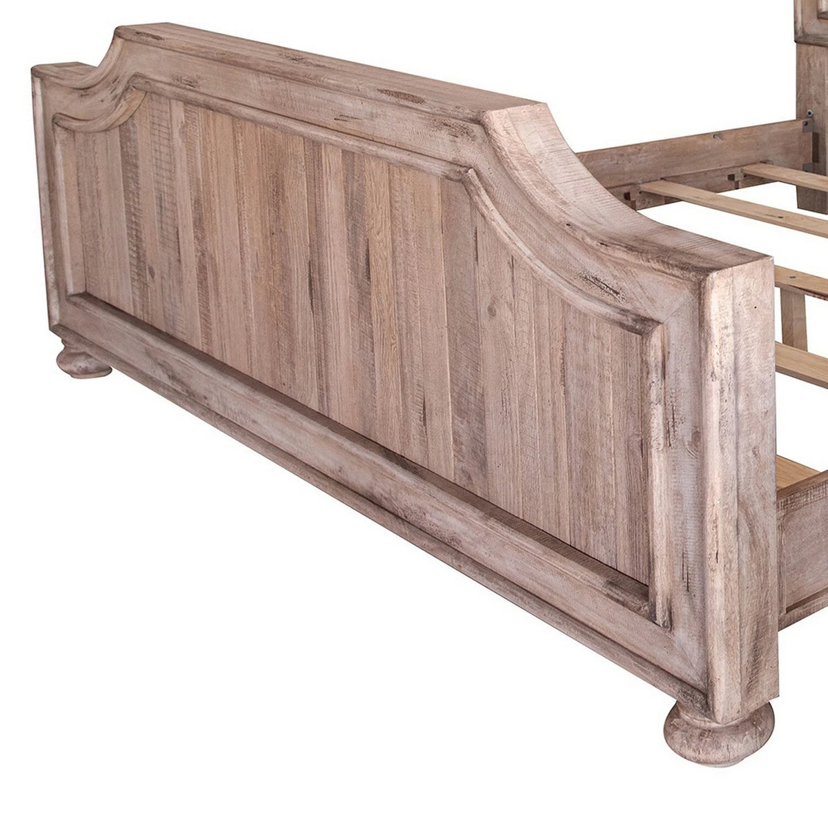 Queen Size Brown Mango Wood Bed V77715
