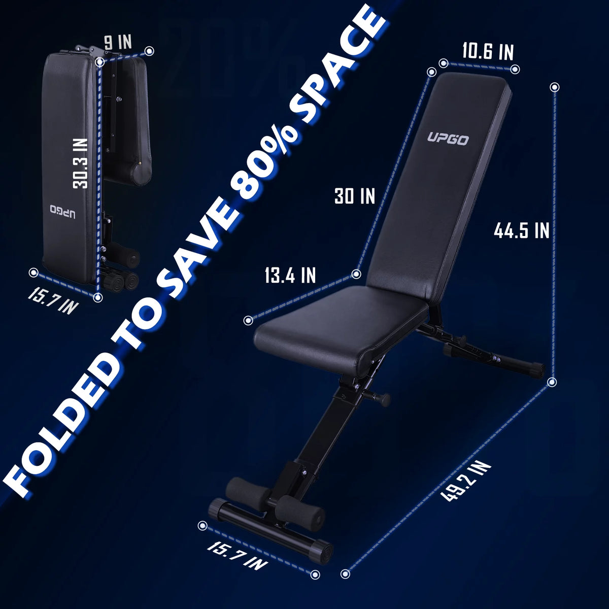 Adjustable Weight Bench with 800 Lbs. Weight Capacity A25994