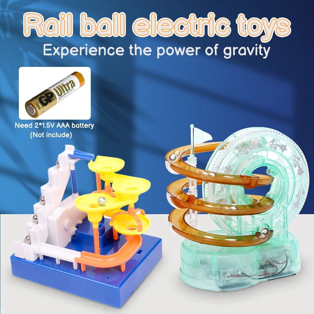 Transparent Track DIY Assembled Roller Coaster Toy O48553