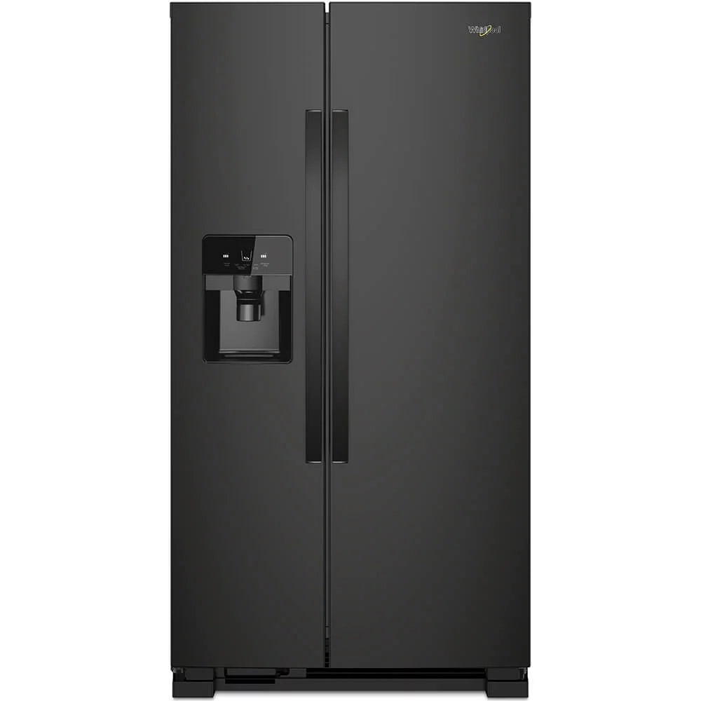 25 cu ft. Side-by-Side Refrigerator in Black X472
