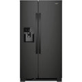 25 cu ft. Side-by-Side Refrigerator in Black X472