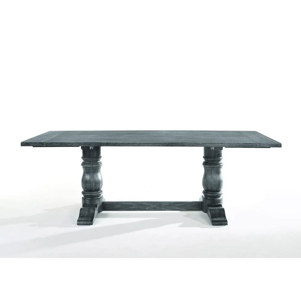 Weathered Gray Rectangular Dining Table X4522