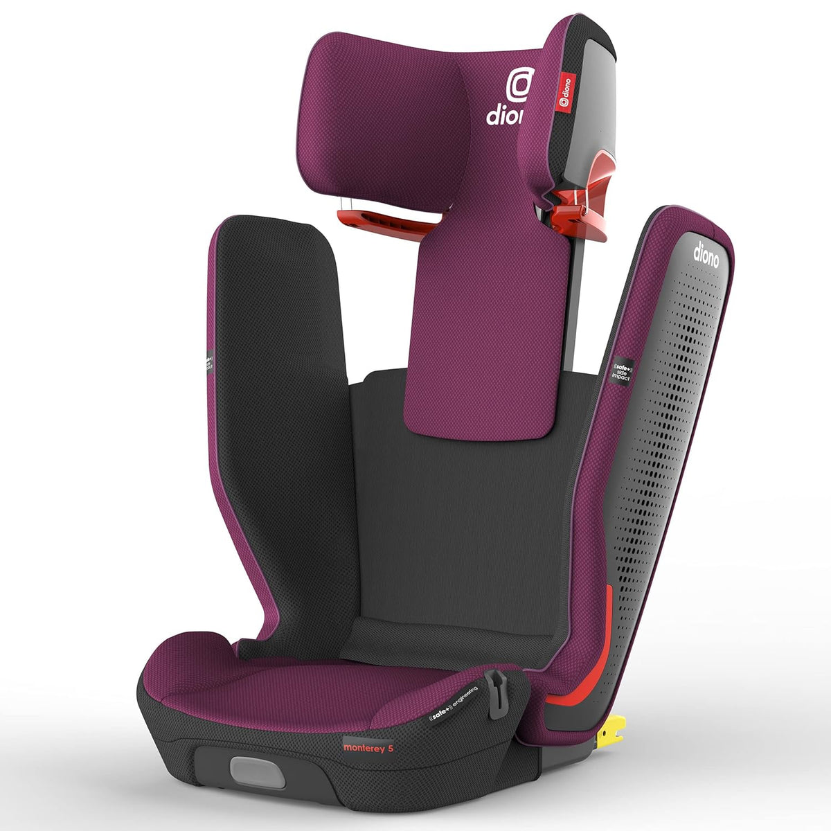 High Back Booster Car Seat with Expandable Height and Width, Compact Fold, Black G25566