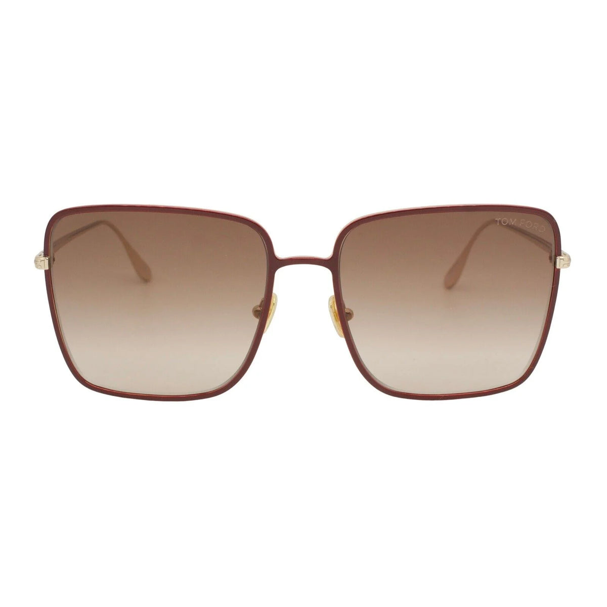 Rose Gold Brown Gradient Women's Sunglasses S275