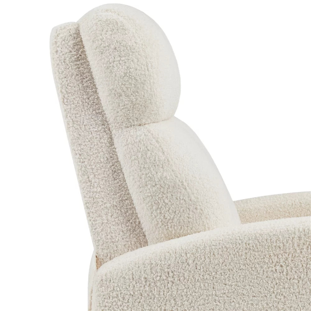 Adjustable Upholstered Boucle Recliner Chair Q1592