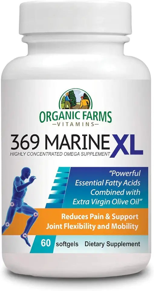 3 6 9 Marine XL 60 softgels Omega Fatty Acids Dietary Supplement M906036
