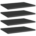 Gray 31.5"x11.8"x0.6" Wood Shelf Boards 4 pcs B74710