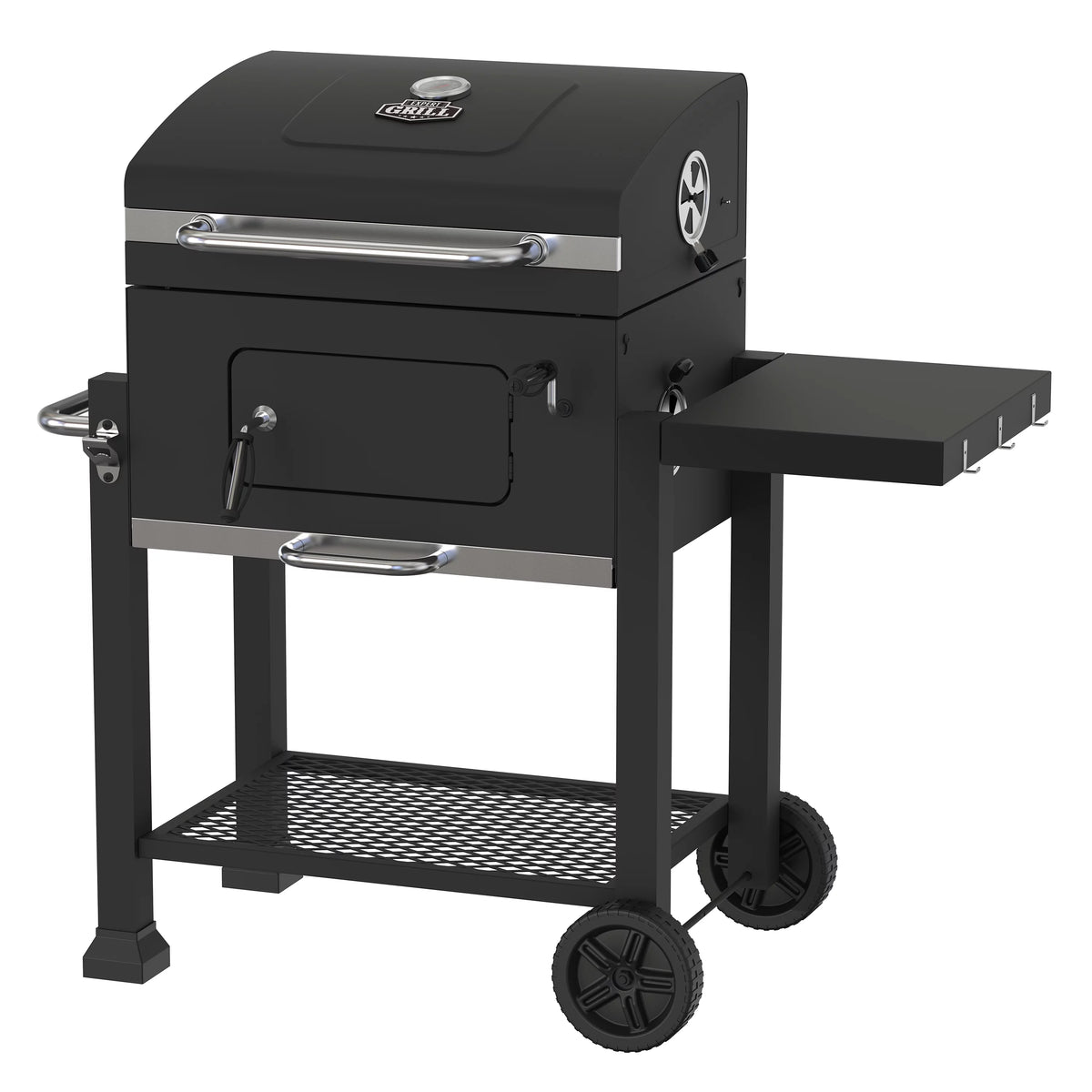 Heavy Duty 24-inch Charcoal Grill, Black L19639