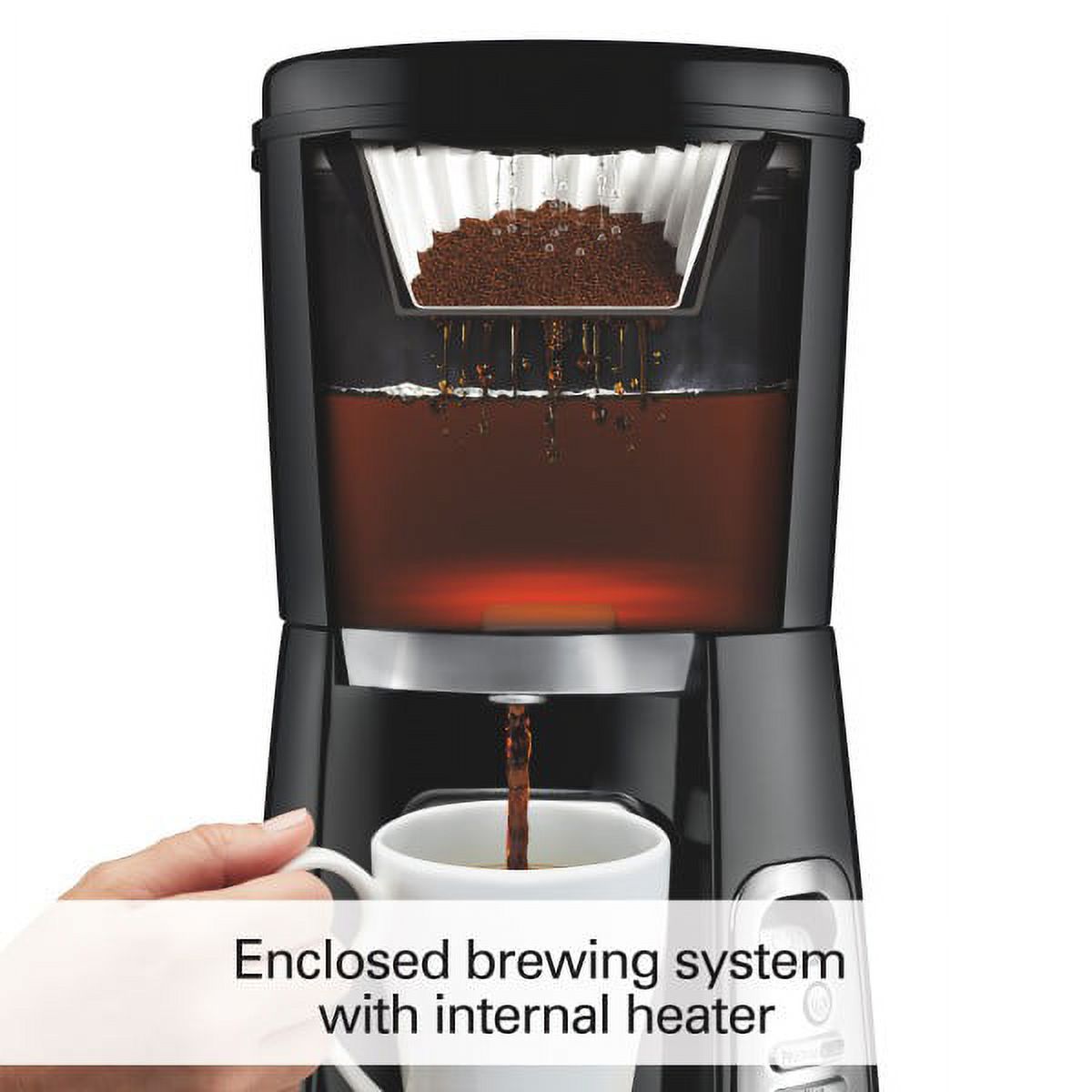 10 Cup Black Coffee Maker B843