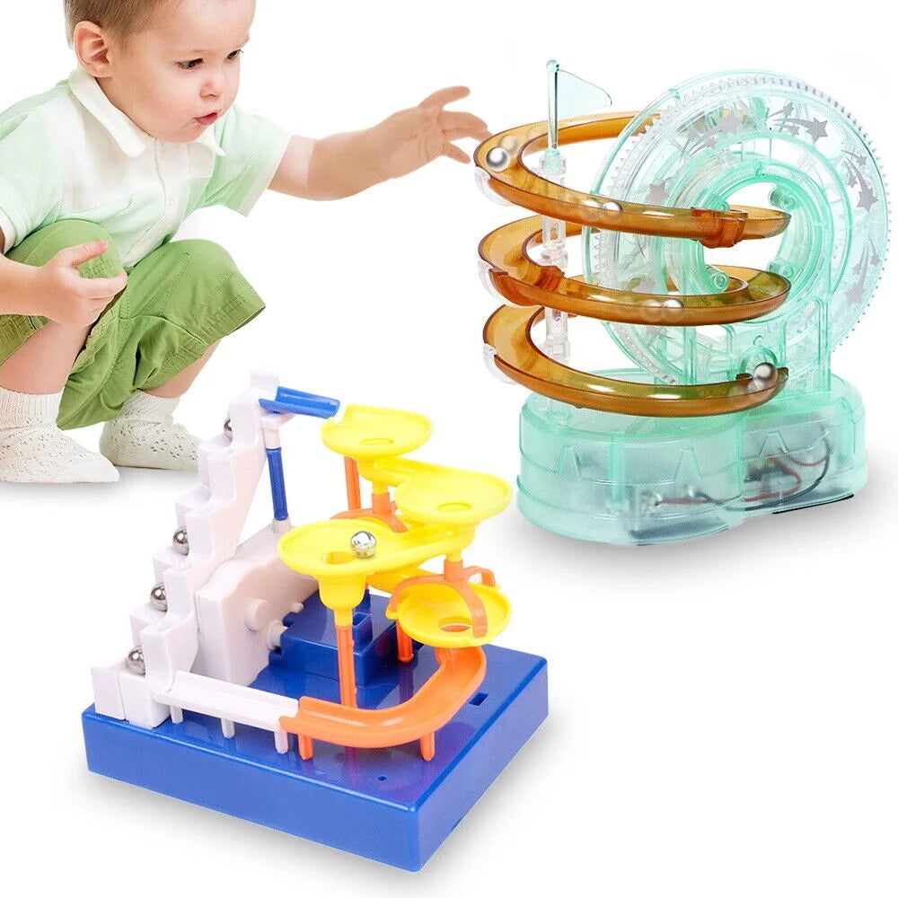 Transparent Track DIY Assembled Roller Coaster Toy O48553