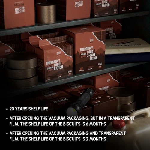 7-days Chocolate Biscuit Bars MRE Survival Kit H83011
