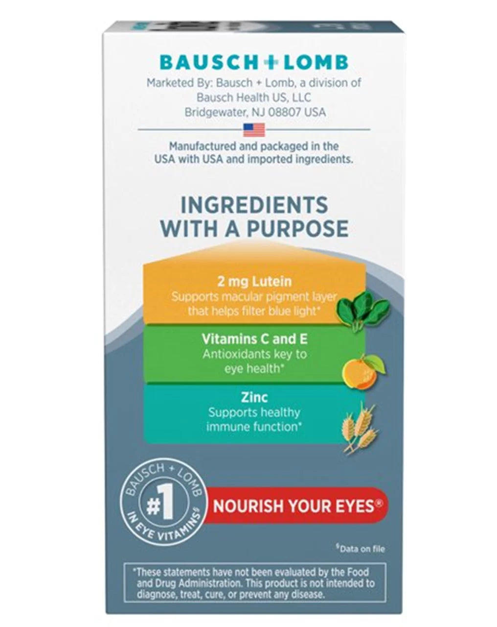 120 Tablets with Lutein Tablets J990128