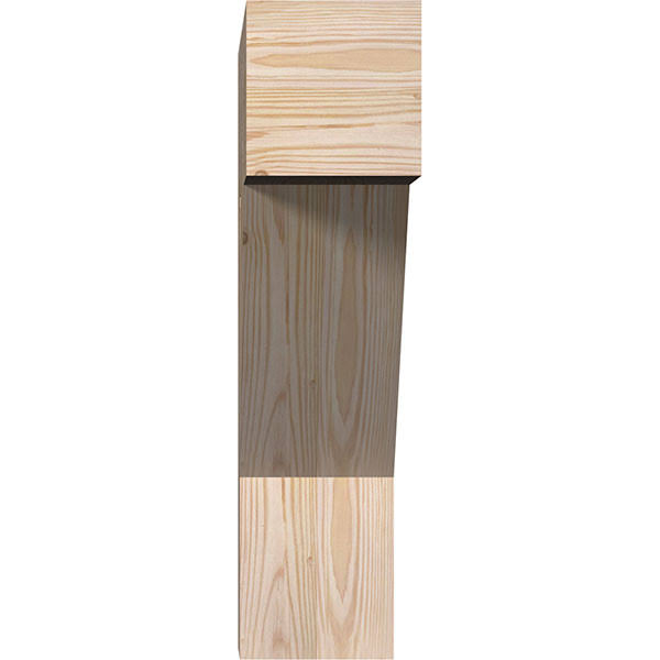 Traditional Block Smooth Bracket, Douglas Fir I86824