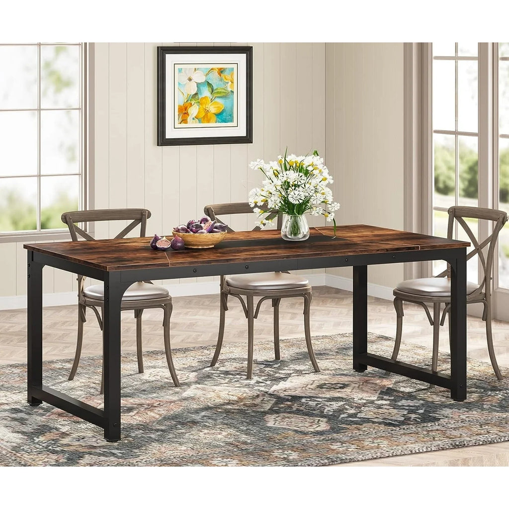 71"x35.4" Dining Table for 6-8 Person W25476