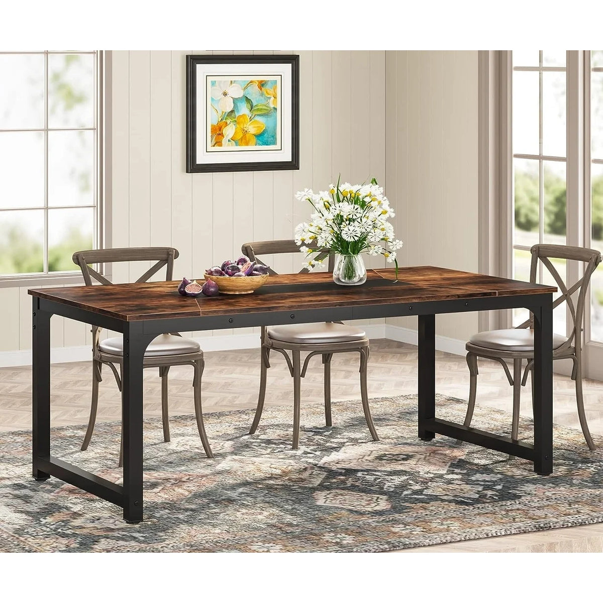 71"x35.4" Dining Table for 6-8 Person W25476