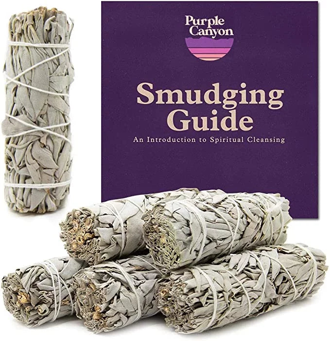 White Sage Bundles 6 Pack 4 inch E9243