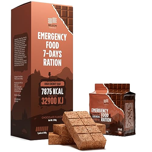 7-days Chocolate Biscuit Bars MRE Survival Kit H83011