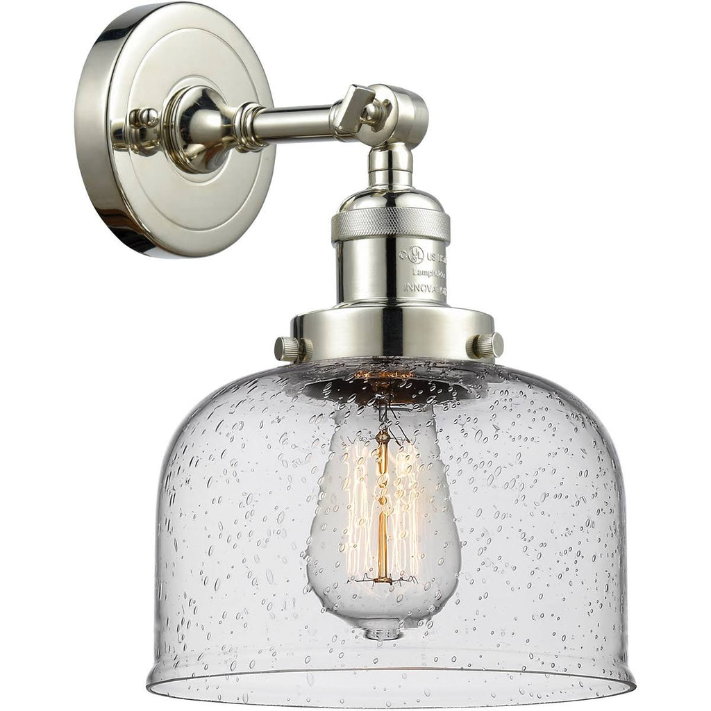 Large Bell 1 Light Sconce LED (Nickel) V409926