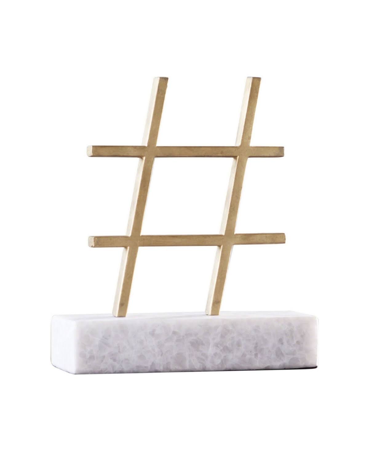 Gold Hashtag F725