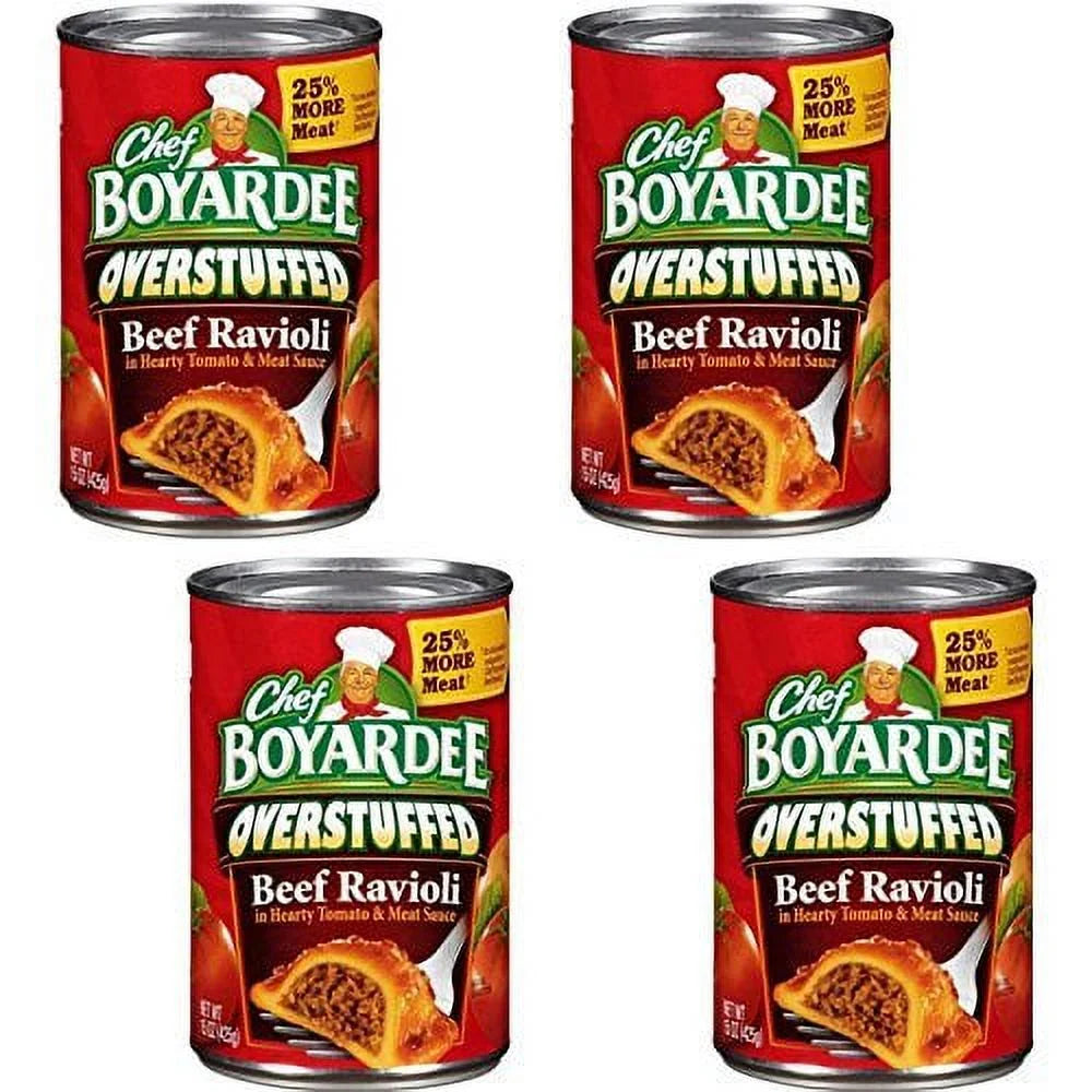 15 Oz Pack Of 4 Beef Ravioli R225993