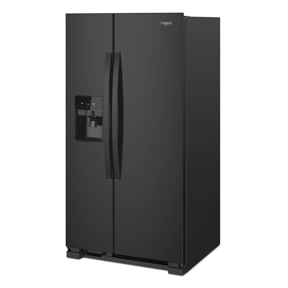25 cu ft. Side-by-Side Refrigerator in Black X472
