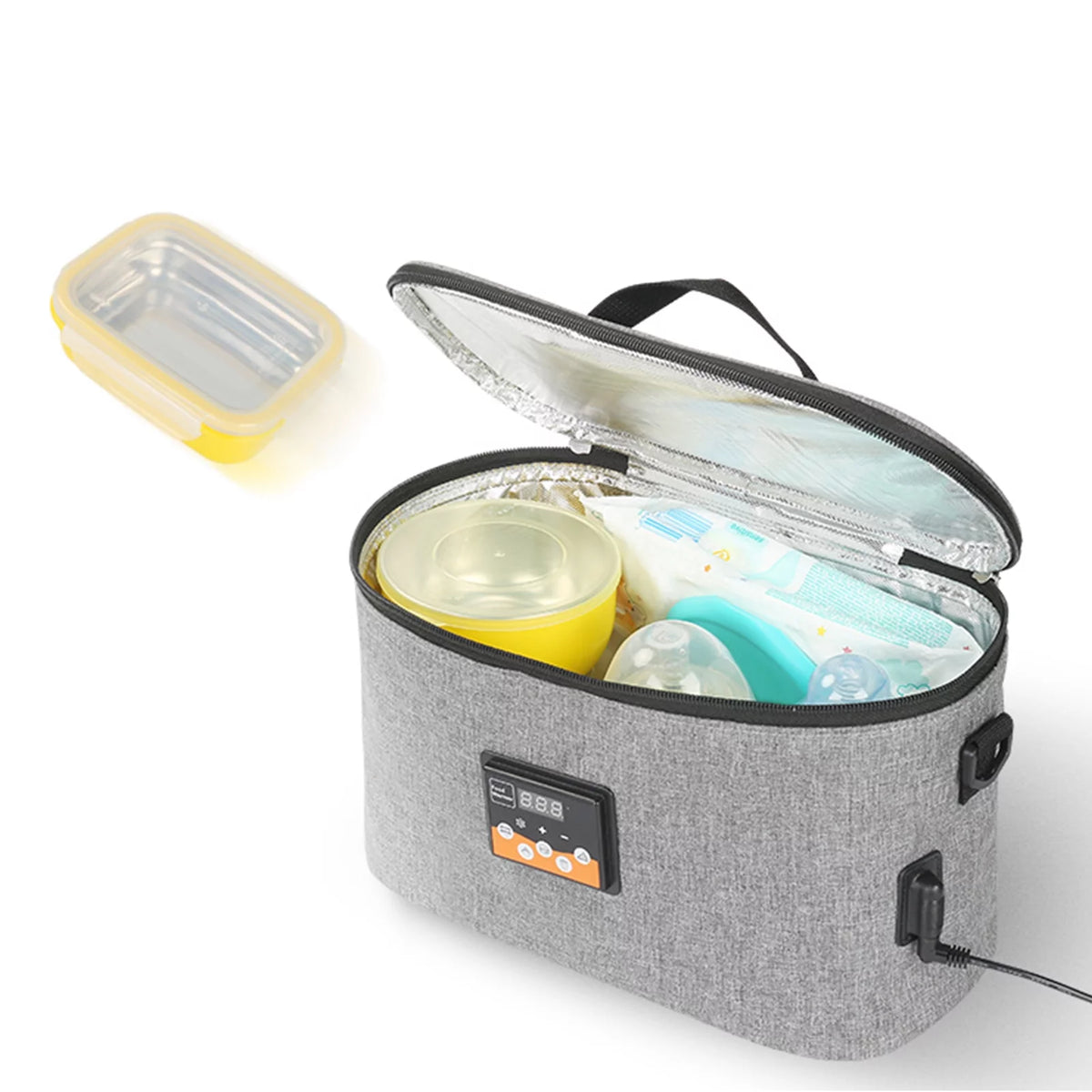 Portable Electric Car Food Warmer Oven with Digital Display 8L Q2724