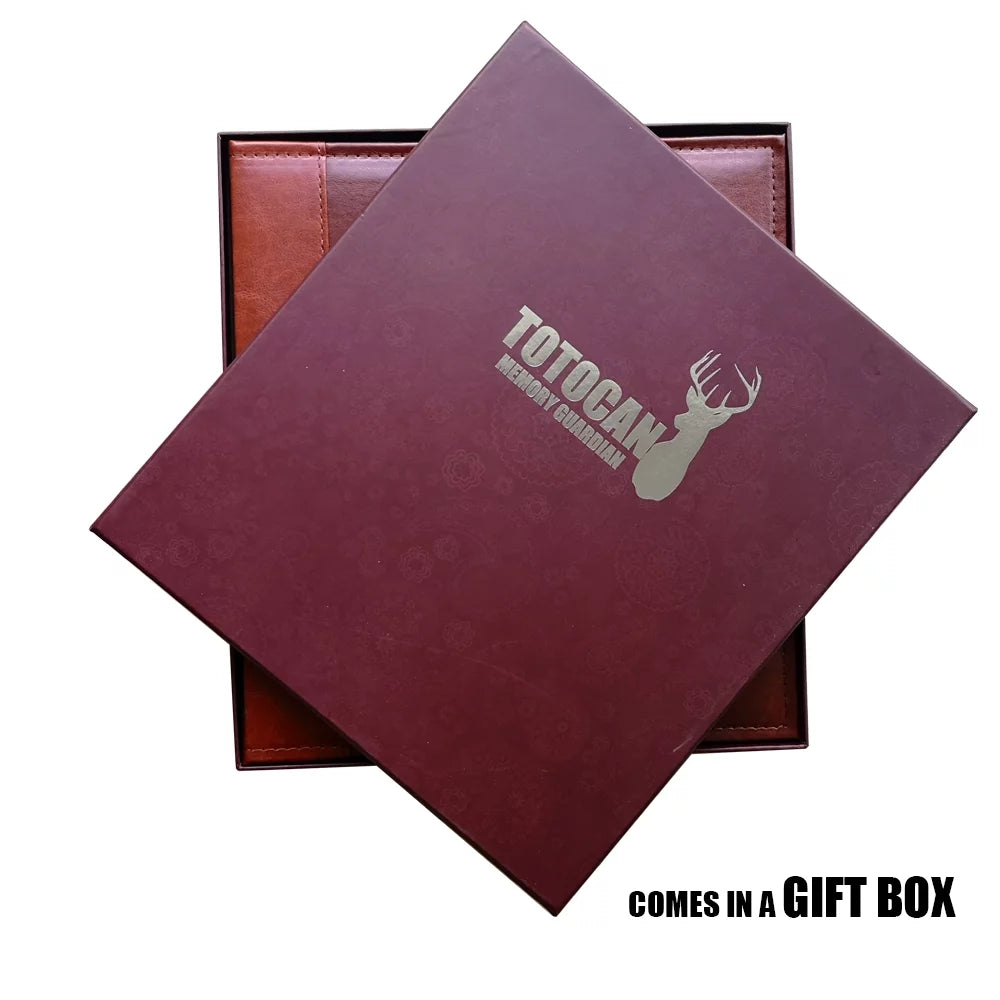 4x6 600 Pockets Photo Album with Leather Cover O623356
