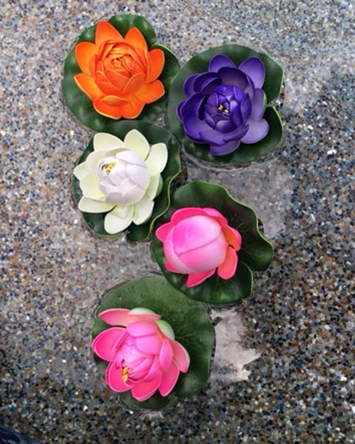 Water Garden Fountain KIT with Liner & Pump 9' X 6' Liner & 5 Water Lilies H2507