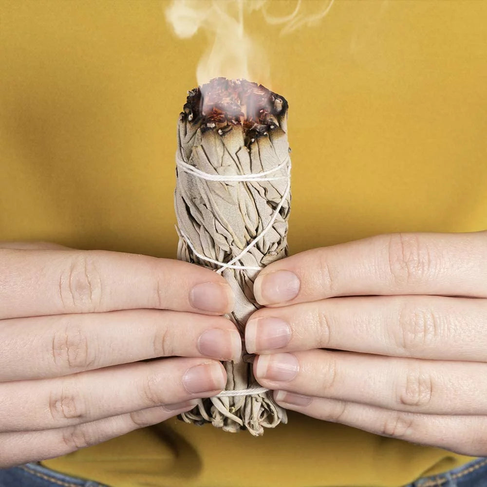 White Sage Bundles 6 Pack 4 inch E9243