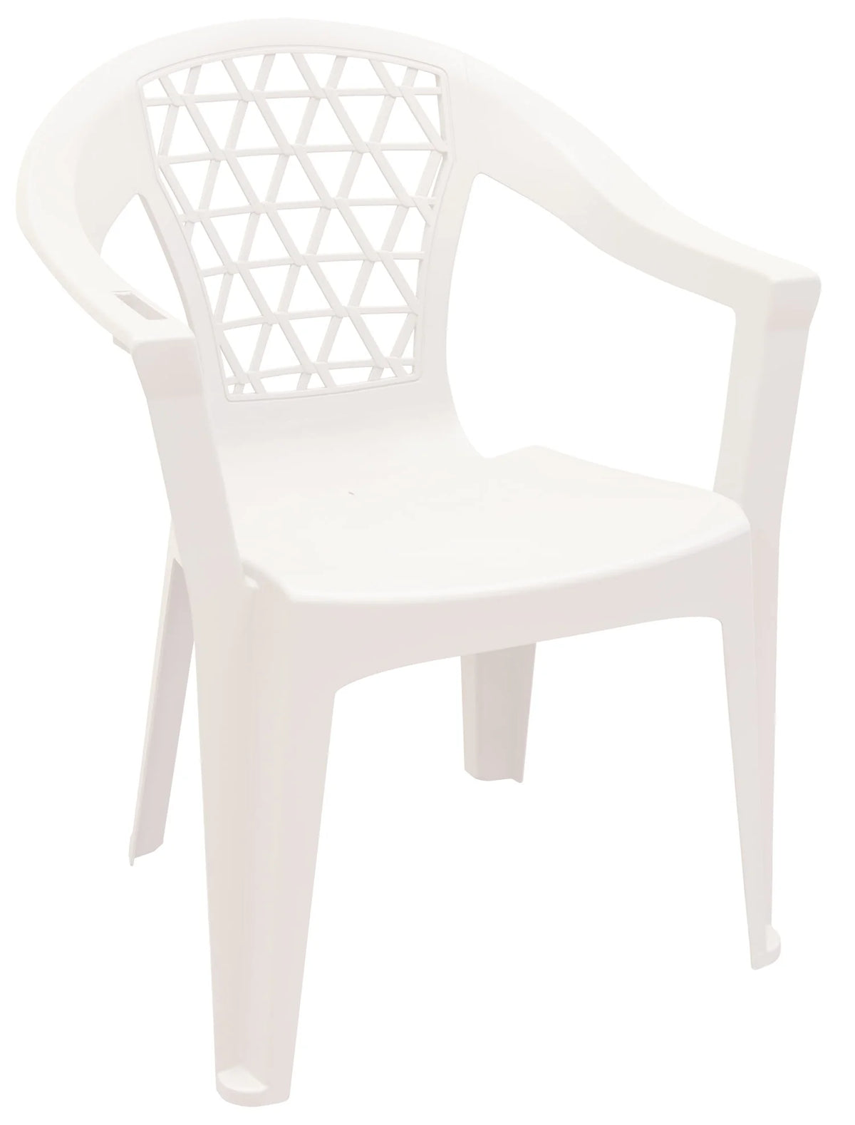 Gray Resin Stack Chair with Phone Holder H217