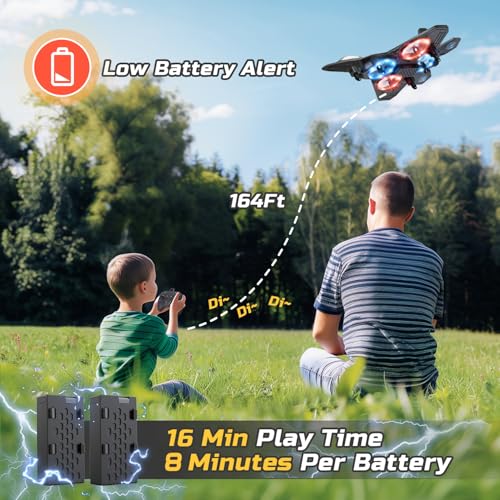 Remote Control Foam Drone RC Airplane with 2 Batteries F955390