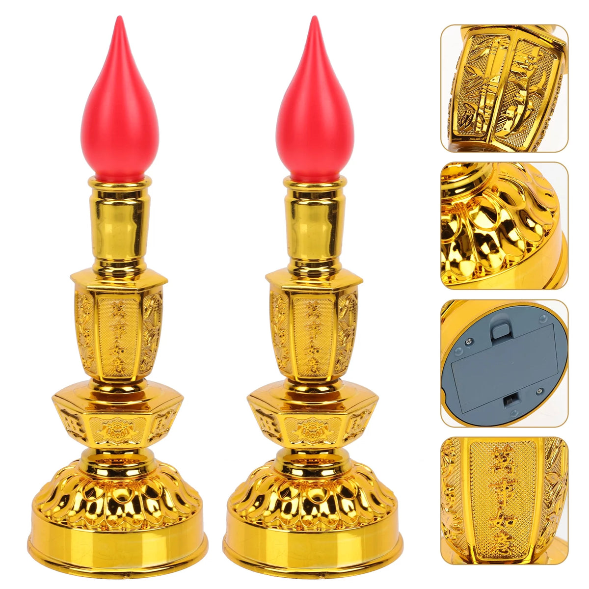 Red Flameless LED Candles C735