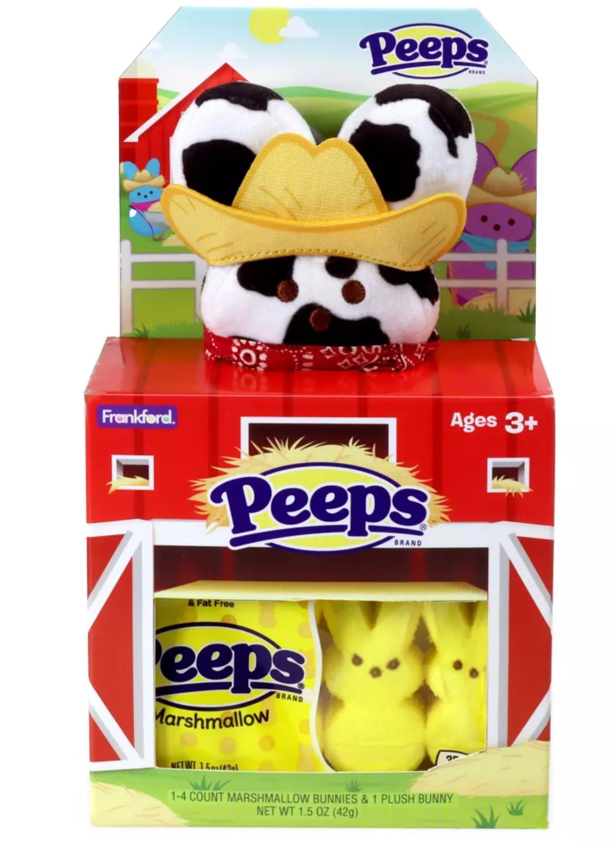 Easter Bunny Plush Marshmallow 1.5oz/4ct Gift Set V654477