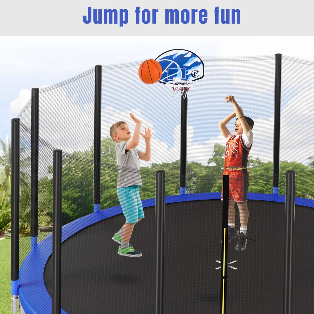 14FT Trampoline with Enclosure and Ladder V443248