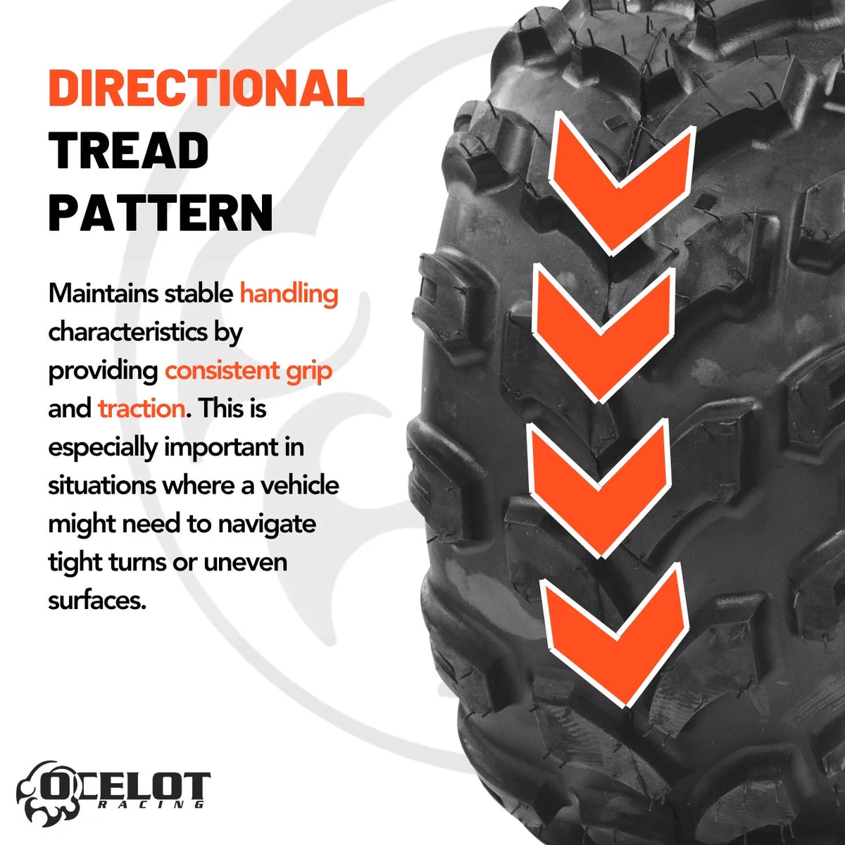 18x9.5-8 All Terrain ATV/UTV Tire C240