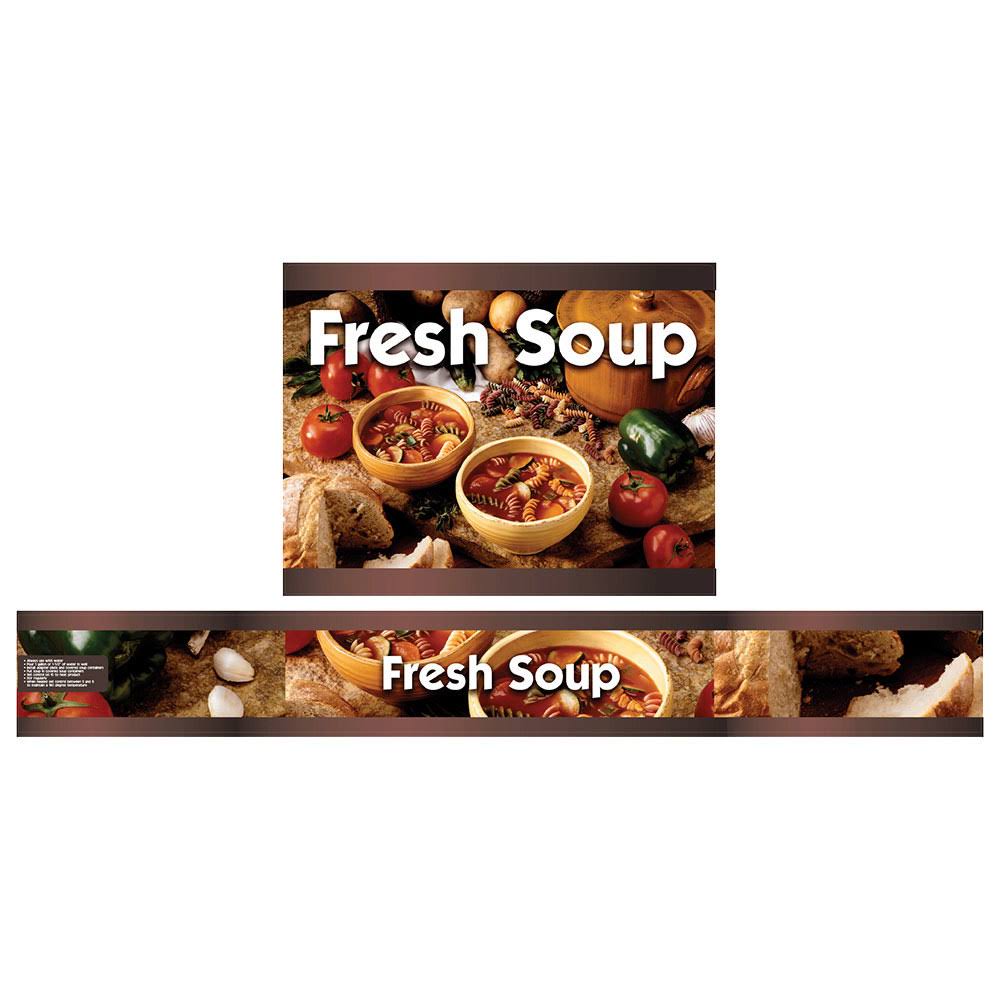 Cayenne Full-Size Soup Merchandiser with Menu Board, 4-qt Pack A579