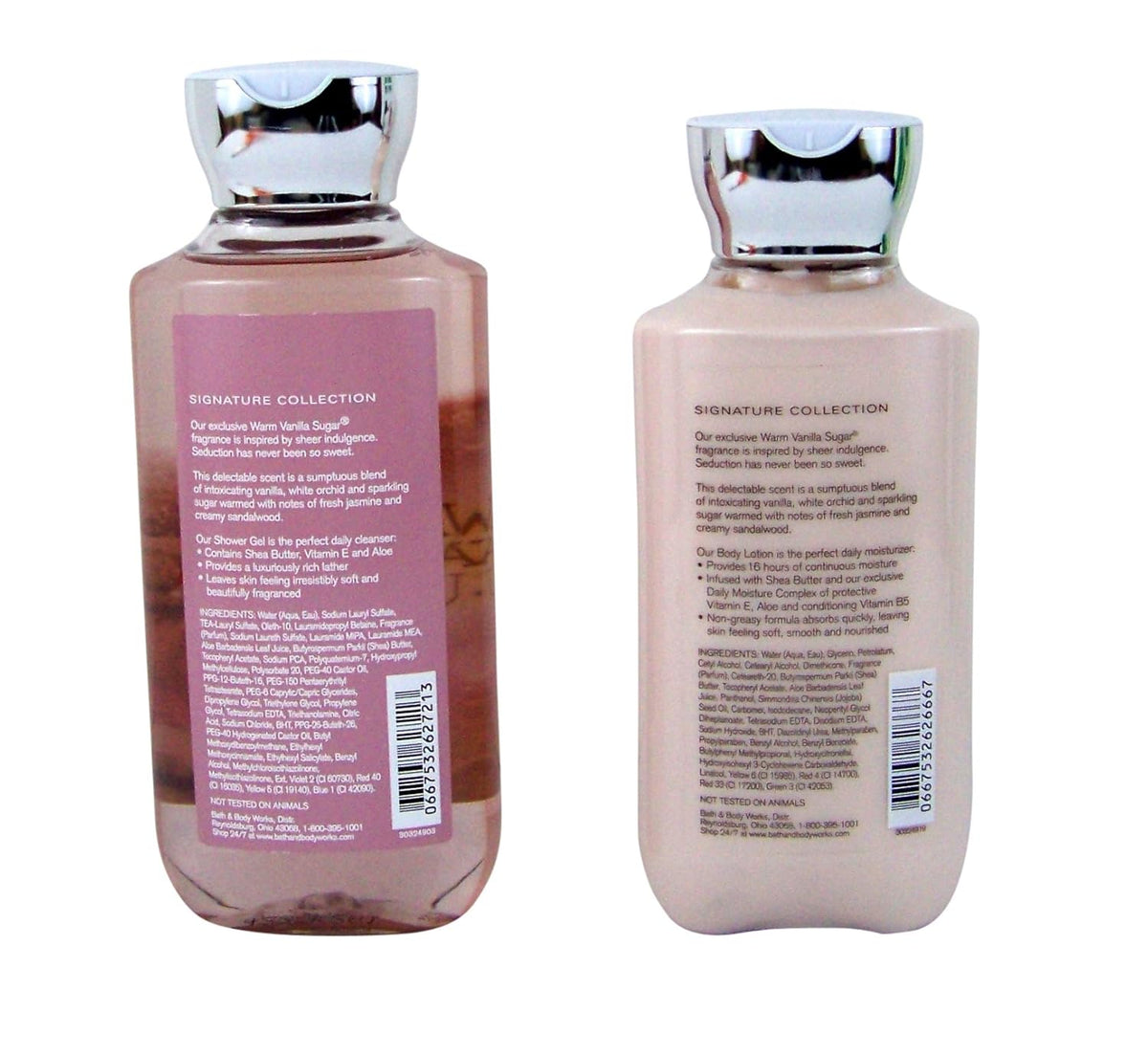 Warm Vanilla Sugar Gift Set Bundle of 2 Items: Shower Gel and Body Lotion R87511