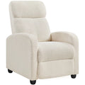Adjustable Upholstered Boucle Recliner Chair Q1592
