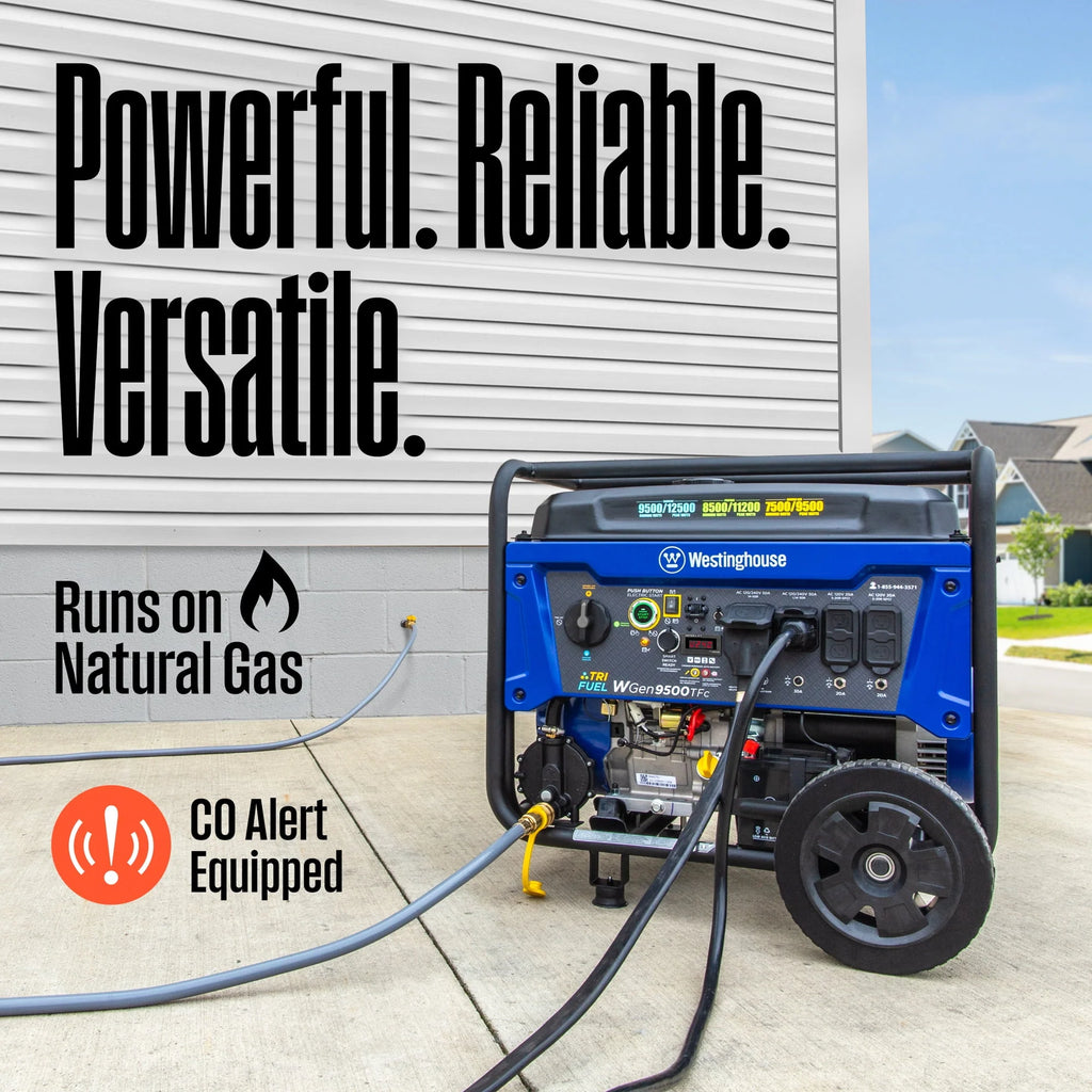 12,500 Peak Watt Dual Fuel Portable Generator U866
