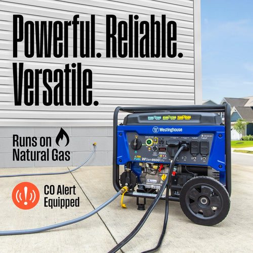 12,500 Peak Watt Dual Fuel Portable Generator U866
