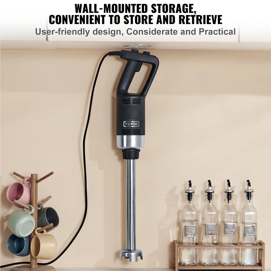 Commercial Immersion Blender Heavy Duty Hand Mixer 750W Variable Speed L7651