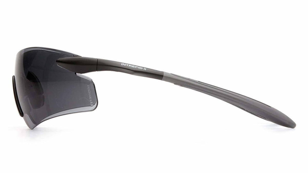 Frameless Lightweight Safety Glasses with Gray Lens Z262