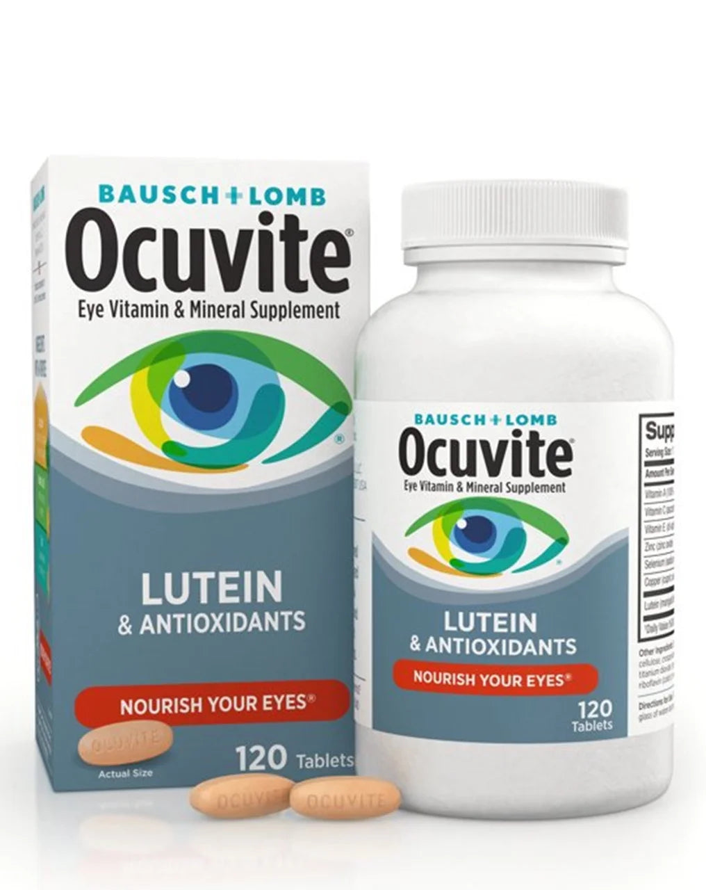 120 Tablets with Lutein Tablets J990128