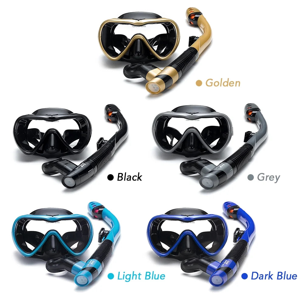 Leakproof Snorkel Set with Dry Snorkel Tube H459